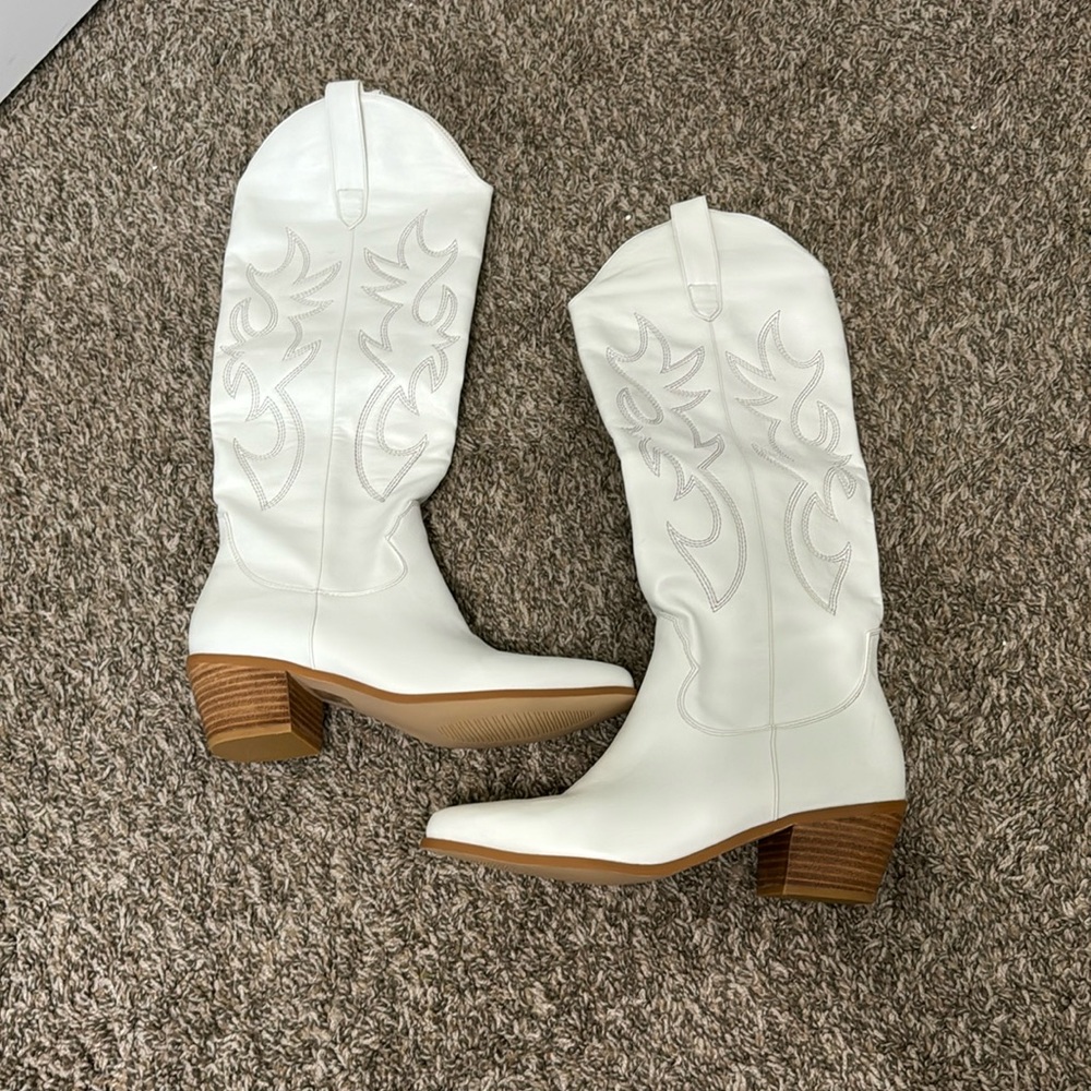 White Cowboy Boots
